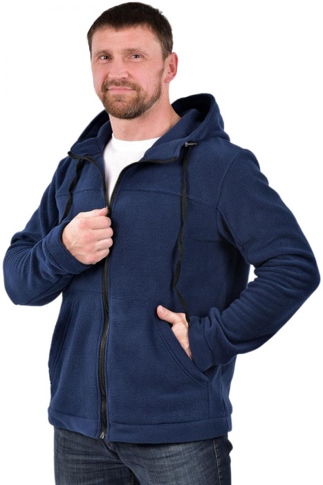 Толстовка «КУР 749» флис темно-синий